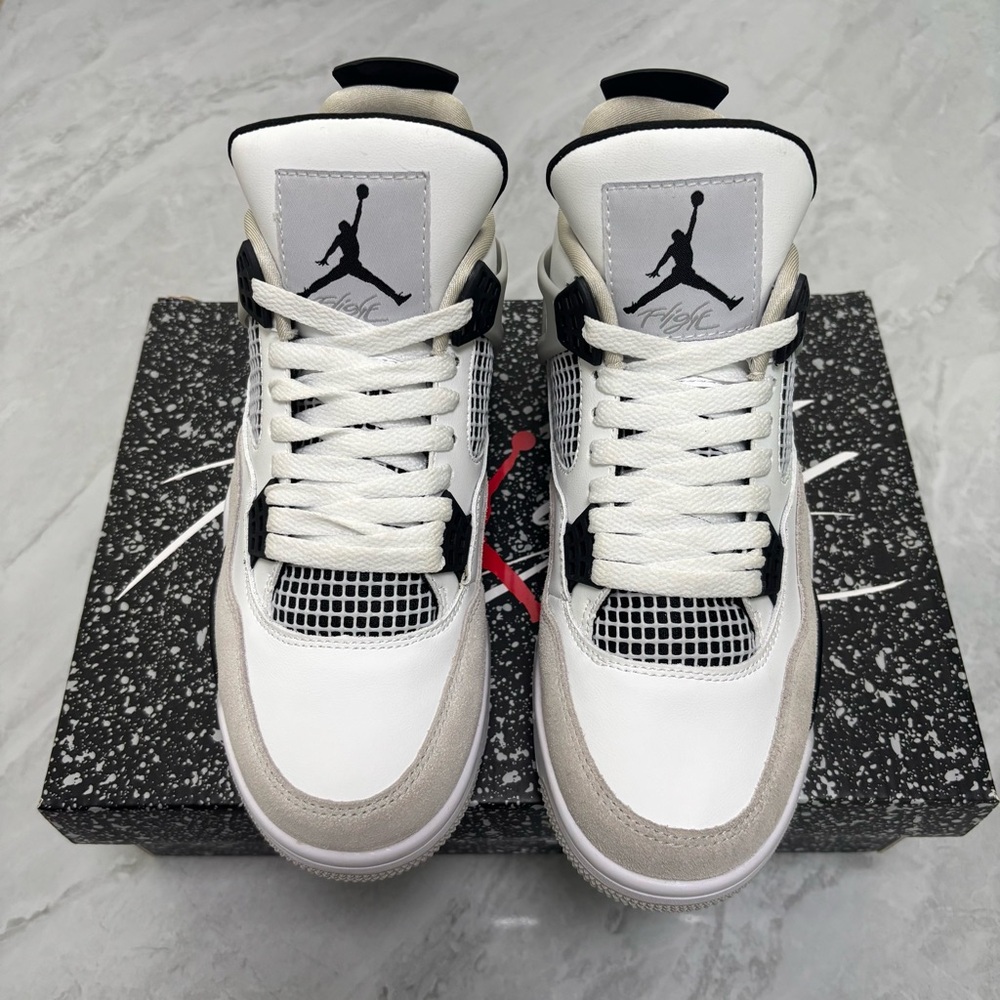 Air Jordan 4 Retro Military Black, Men's Athletic Shoes Sneakers